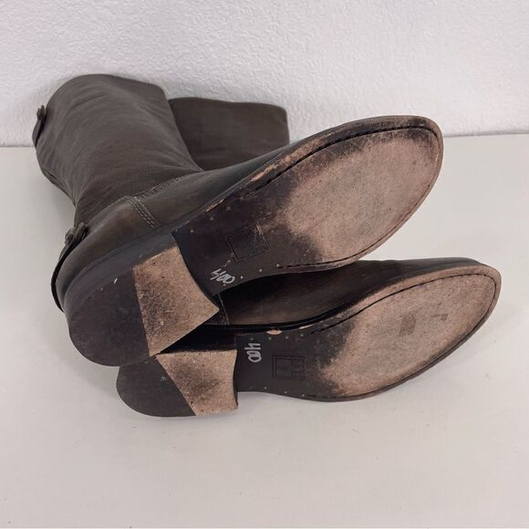 Frye Brown Leather Tall Riding Boots - Picture 7 of 8